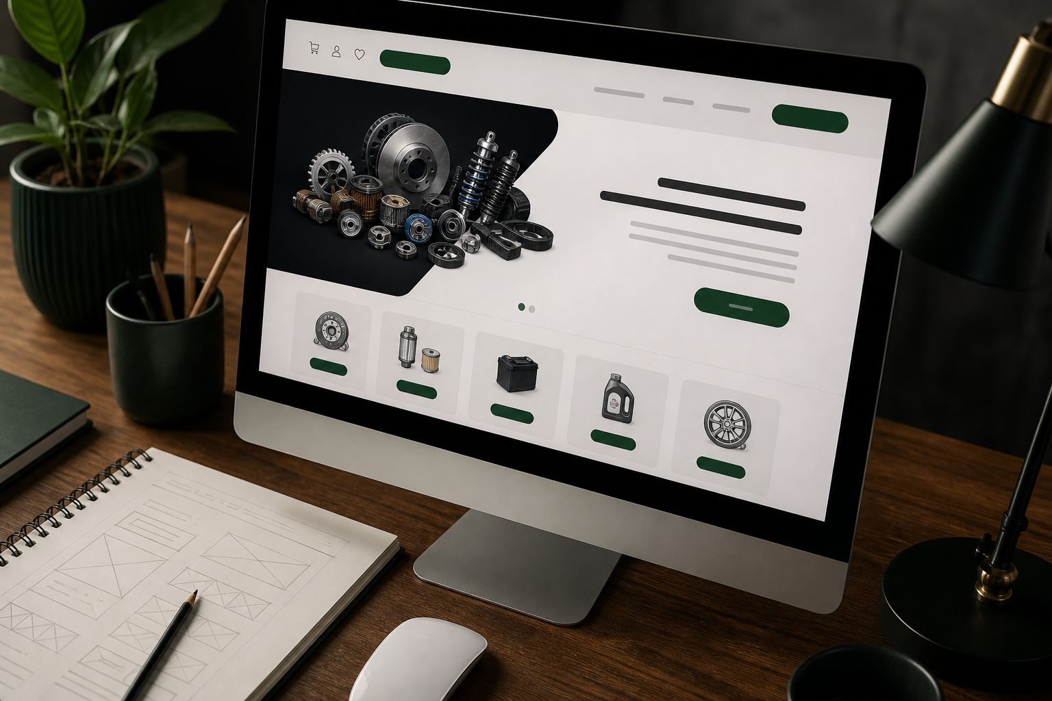 فروشگاه لوازم یدکی را از کجا باید چید؟